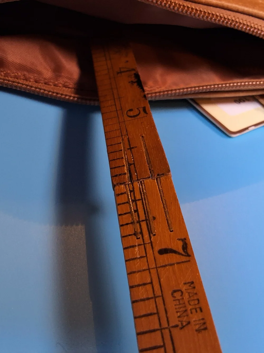 Genuine Leather unisex Wristlet Pouch - Tan